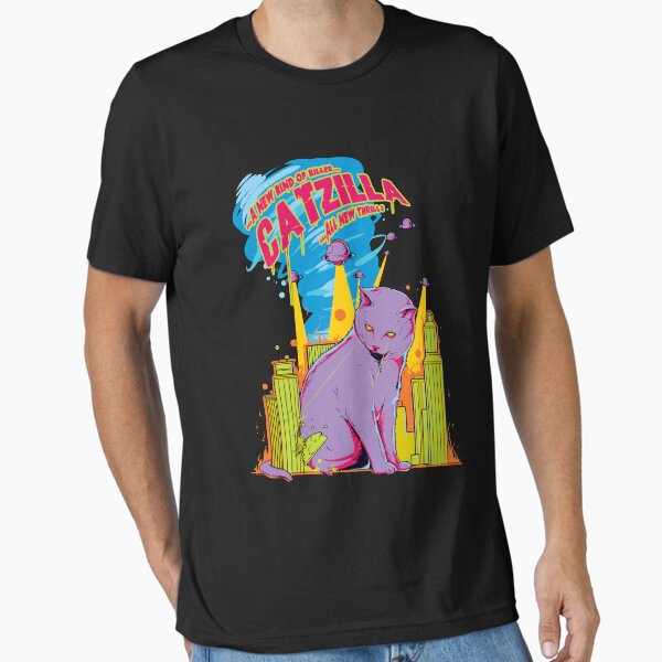 Vista previa del artículo con la obra «Catzilla», diseñado y vendido por Savage-Designs.