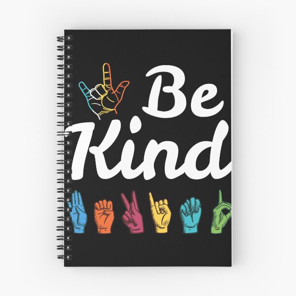 Item preview, Be Kind Love Asl Sign Language Anti Bullying Teacher Student designed and sold by cleoangelalc.