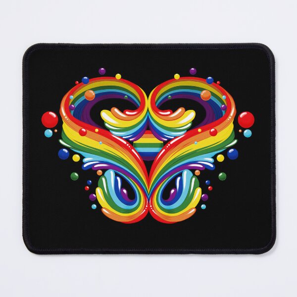 Item preview, Rainbow heart designed and sold by RefinedDoodles.