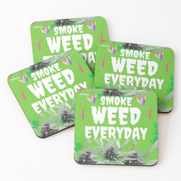 Item preview, Smoke Weed Every Day Marijuana Lovers Pot Leaf 420 Kush Funny designed and sold by BestDesignbySof.