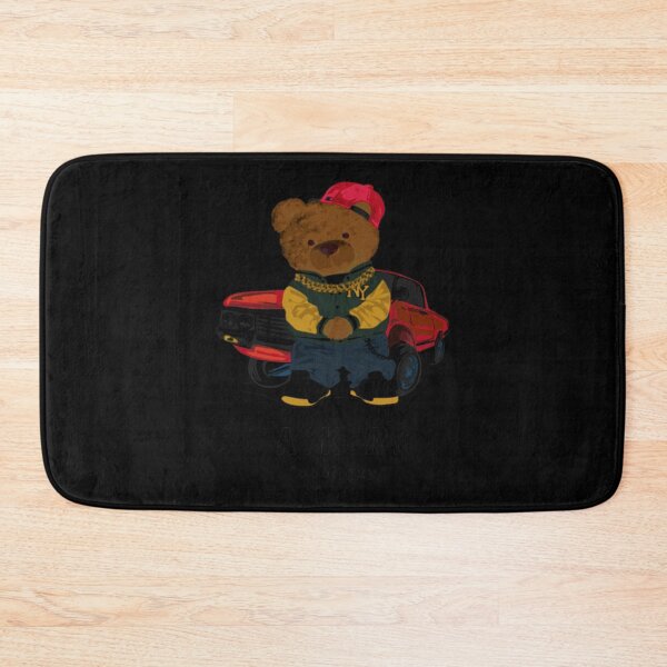 Item preview, Bear Doll Rapper With Gold Neck Lace On Red Car T-Shirts Essential T-Shirt designed and sold by saurelmosert.