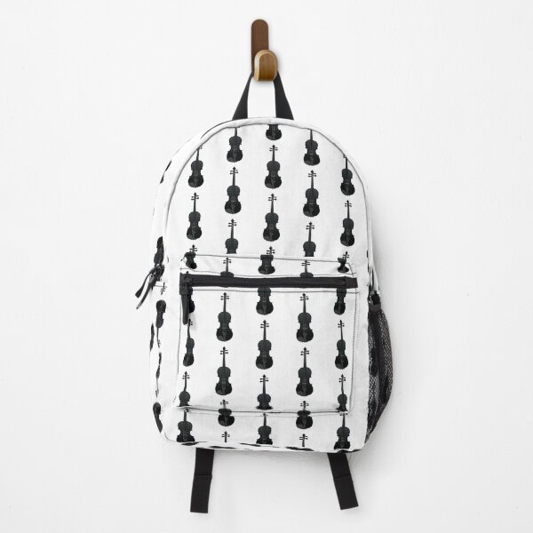 Item preview, Monochrome Violin with Diamond Pattern (Black) designed and sold by halveflower.