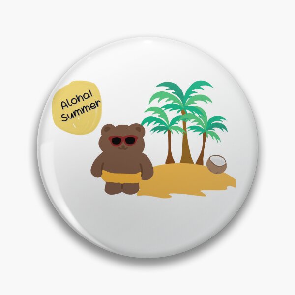 Item preview, Bear Aloha Summer  designed and sold by Beebie888.