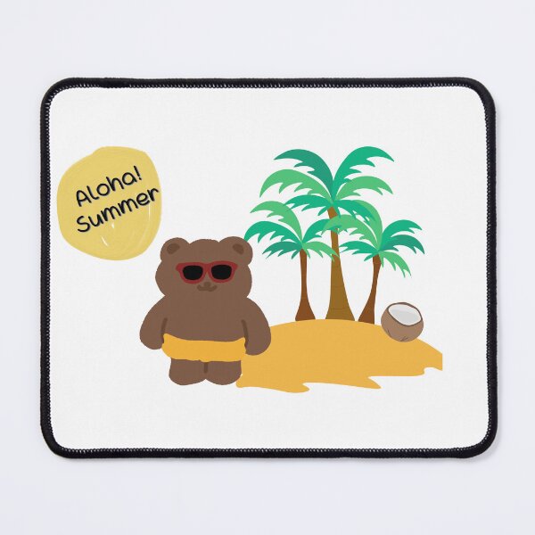Item preview, Bear Aloha Summer  designed and sold by Beebie888.