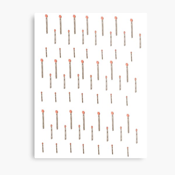 matches pattern Metal Print
