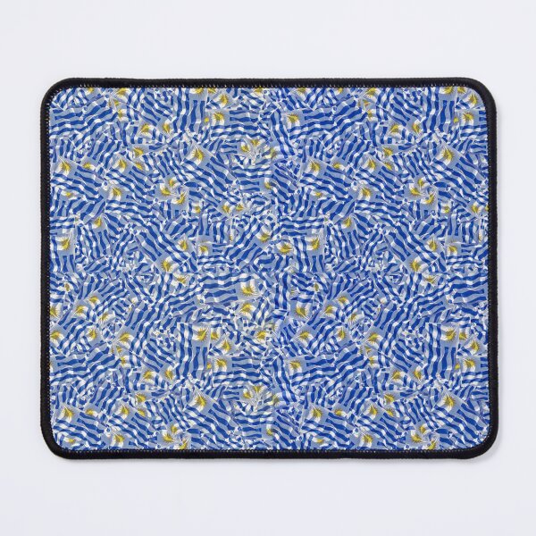 Item preview, Uruguay Flag Motif Pattern designed and sold by DFLC Prints.