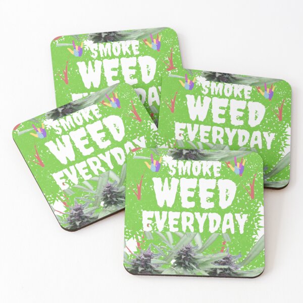 Item preview, Smoke Weed Every Day Marijuana Lovers Pot Leaf 420 Kush Funny designed and sold by BestDesignbySof.