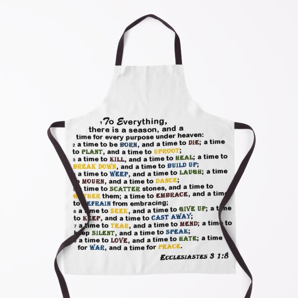 Item preview, Ecclesiastes 3:1-8 - Time and Season for Everything (Color) designed and sold by UnlockKnowledge.