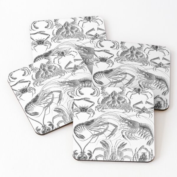 Item preview, Ernst Haeckel Crustaceans Marine Life illustration designed and sold by cutesy.