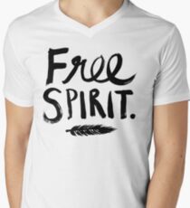Free Spirit Men's V-Neck T-Shirt