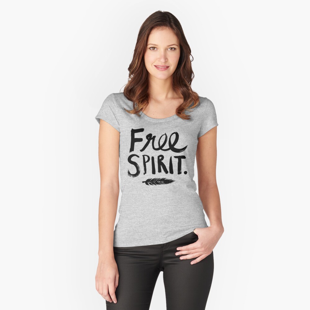 Item preview, Fitted Scoop T-Shirt designed and sold by TheLoveShop.