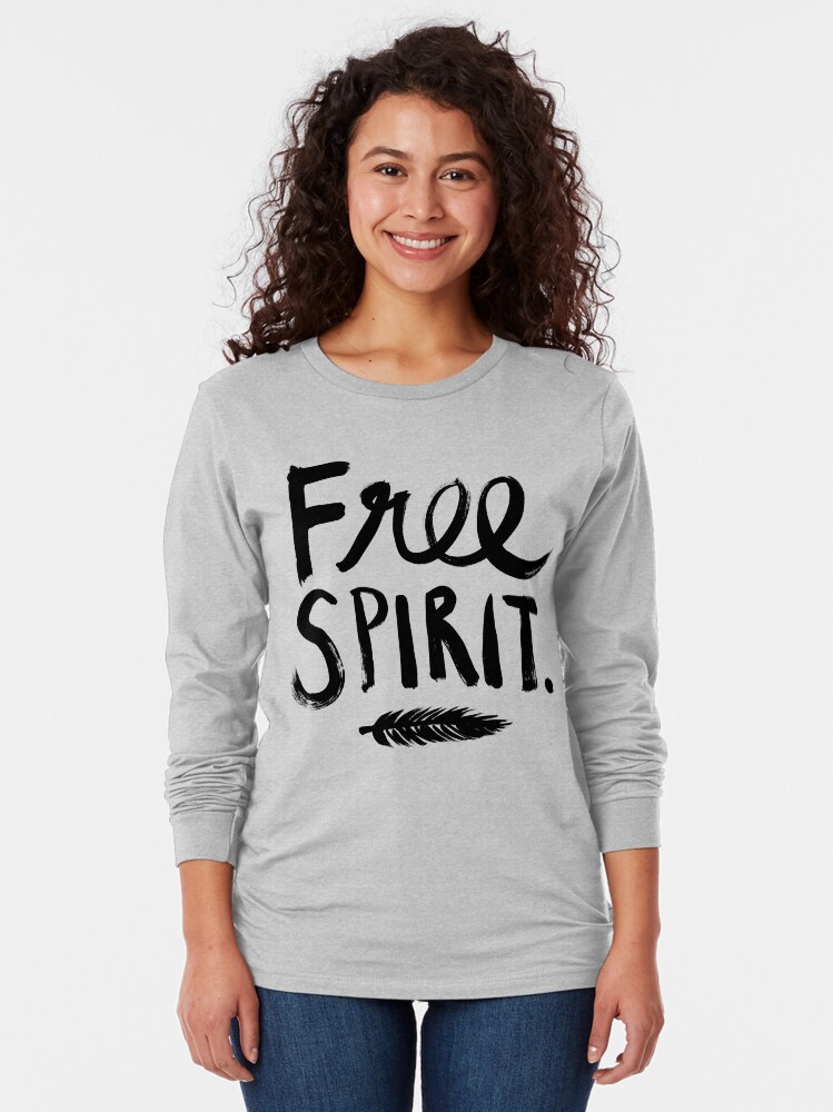Alternative Ansicht von Freier Geist Langarmshirt
