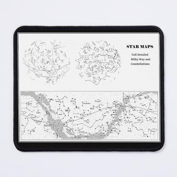 Item preview, STAR MAPS MILKY WAY and CONSTELLATIONS :  Print designed and sold by posterbobs.