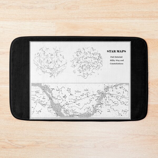 Item preview, STAR MAPS MILKY WAY and CONSTELLATIONS :  Print designed and sold by posterbobs.