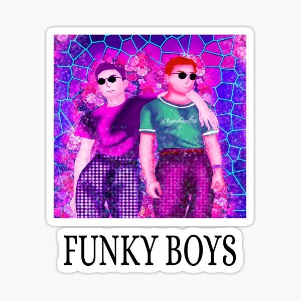 Funky boys  Sticker