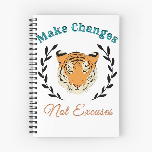 Item preview, Tiger_Make changes not excuses designed and sold by Achkour25.