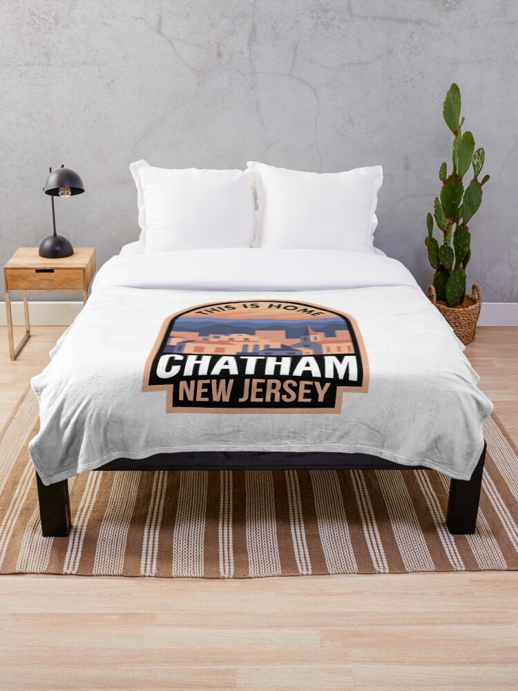 Thumbnail 1 von 6, Fleecedecke, Downtown Chatham New Jersey This is Home designt und verkauft von HalpinDesign.
