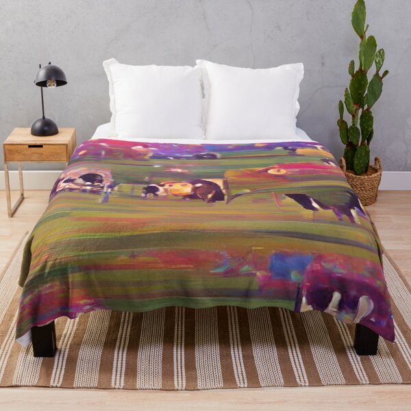 Item preview, Cows On Field | Artificial Inteligence Generated Art designed and sold by AllAboutAI.