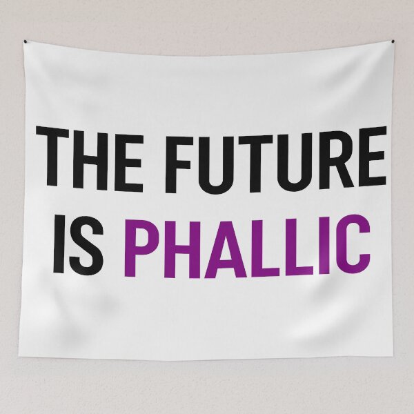 Item preview, The Future is Phallic (purple) designed and sold by James Damore.