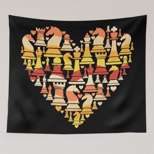 Item preview, Colorful Chess Heart designed and sold by edwardecho.