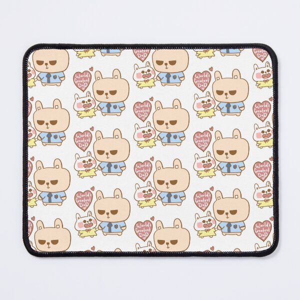Item preview, Cute Worlds Greatest Dad Rabbit Fathers Day Bunii by artofpunii designed and sold by ArtOfPunii.