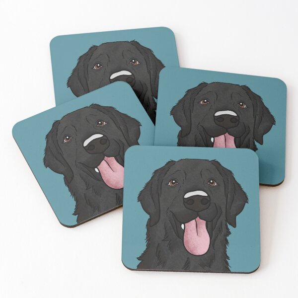 Item preview, Black Flat-Coated Retriever  designed and sold by rmcbuckeye.