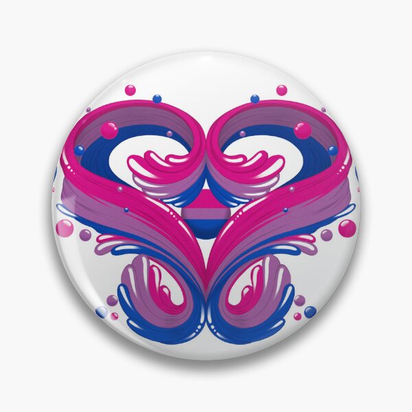Item preview, Bi Heart designed and sold by RefinedDoodles.