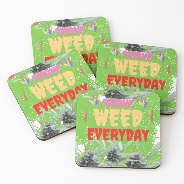 Item preview, Smoke Weed Every Day Marijuana Lovers Pot Leaf 420 Kush Funny designed and sold by BestDesignbySof.