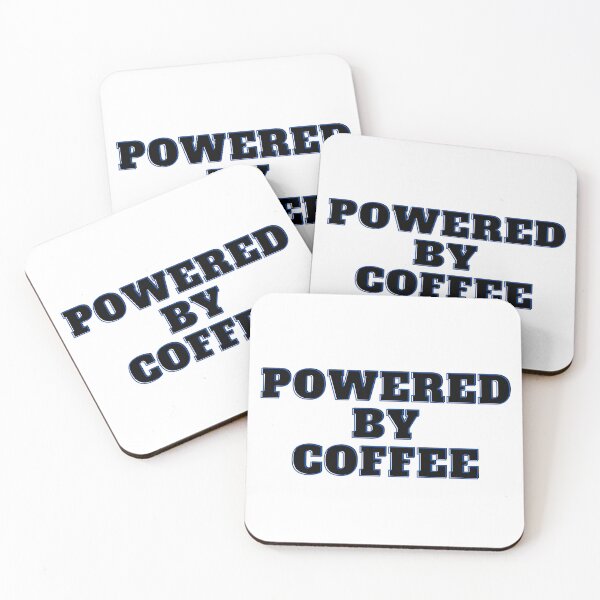 Item preview, Powered by coffee designed and sold by shyflamingo.