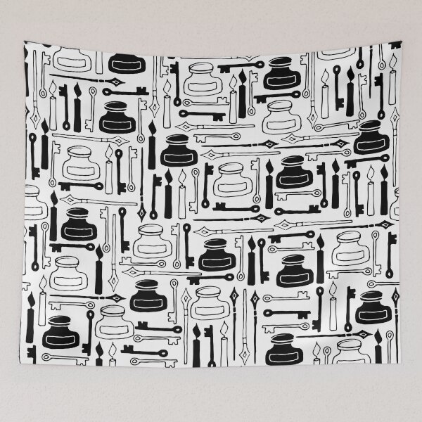 Item preview, Writer Design of Pen and Ink and Key and Candle  designed and sold by PeppermintCreek.