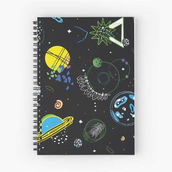Item preview, Seamless illustration abstraction starry sky, space. Pattern moon, planets, rockets, meteor, alien on a dark designed and sold by Anastasiia Yurevych.