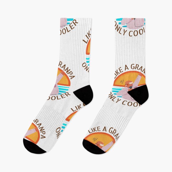 Item preview, Like a grandpa only cooler - Him Or Hers dancing under the sun funny quotes  designed and sold by Yugster24.