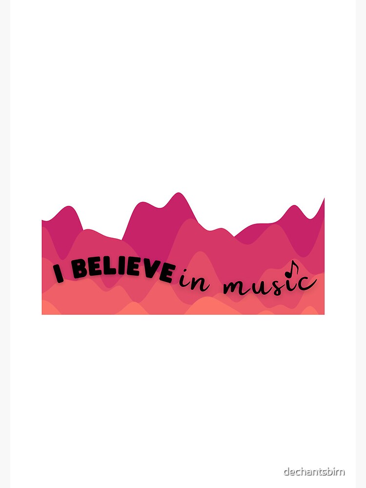 Thumbnail 3 of 3, Journal, I believe in music designed and sold by dechantsbirn.