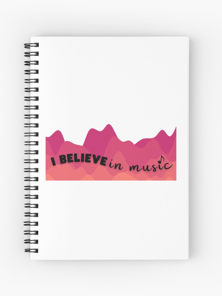Thumbnail 1 of 3, Journal, I believe in music designed and sold by dechantsbirn.