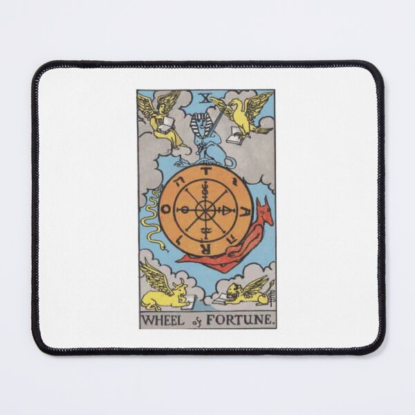 Item preview, Wheel of Fortune, Raider Waite Tarot, Divination Tarot designed and sold by snowshade.