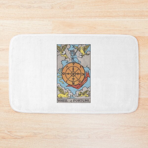 Item preview, Wheel of Fortune, Raider Waite Tarot, Divination Tarot  designed and sold by snowshade.