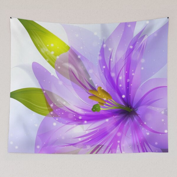 Item preview, Bright Purple Floral Merchandise designed and sold by cindyfordyce.