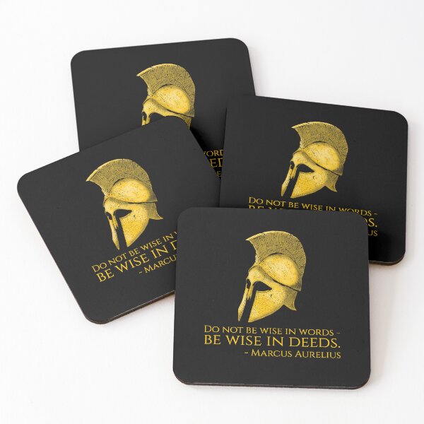 Item preview, Do not be wise in words - be wise in deeds. - Marcus Aurelius Quote designed and sold by Styrman.