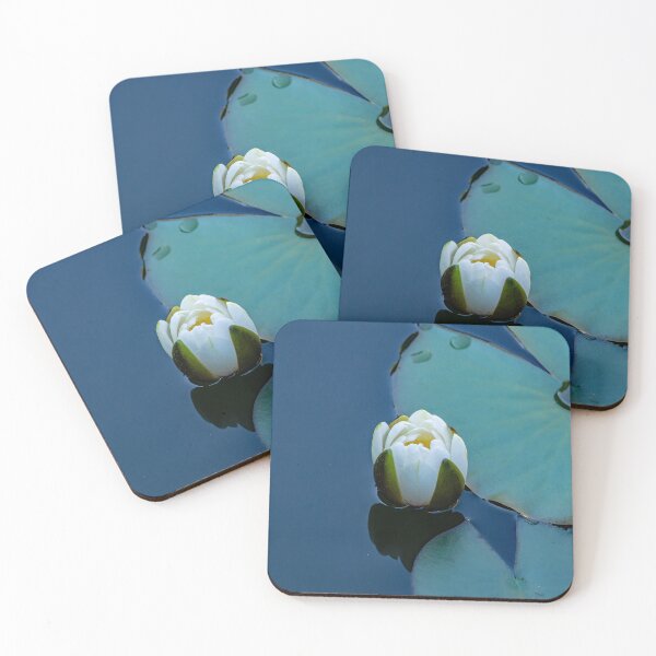 Item preview, White water lily in the pond - nature photography designed and sold by MarionsArt.