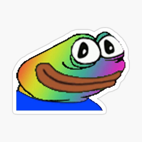 "Gayge Twitch Gay Emote" Sticker for Sale by CloutDesigner Redbubble
