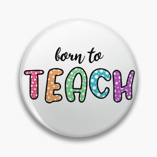 Item preview, Born to Teach designed and sold by Agate-and-Ivy.