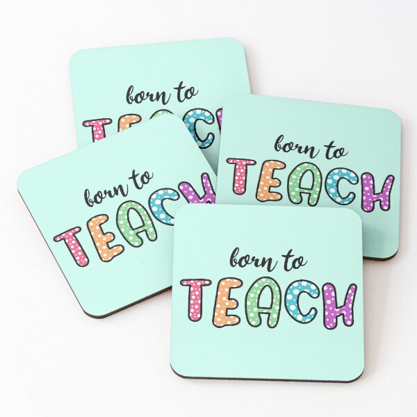 Item preview, Born to Teach designed and sold by Agate-and-Ivy.