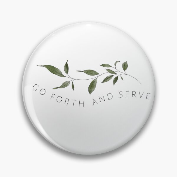 Item preview, Go forth and serve designed and sold by Handdrawnbyzoe.