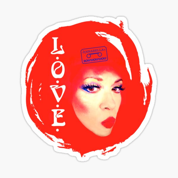 Annabella Lwin L.O.V.E. Official Merch Sticker