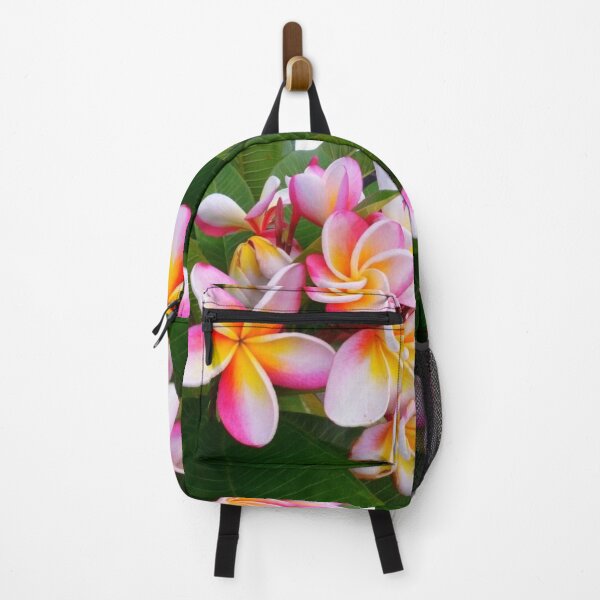 Item preview, pink and yellow plumera floral print DIGITAL TRENDs designed and sold by THE AMERICAN TEEVANGELIST.