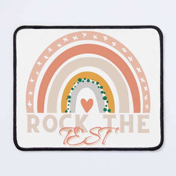 Item preview, Rainbow Rock The Test Testing Don't Stress Just Do Your Best designed and sold by JABASMED.
