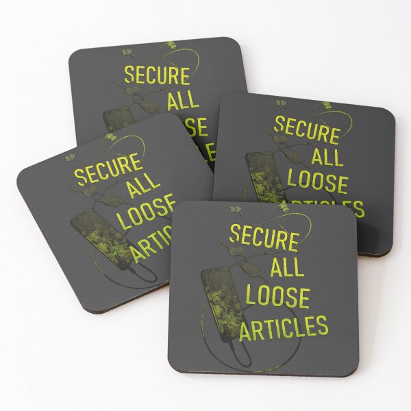 Item preview, Secure All Loose Articles - Grungy Citrus designed and sold by Cabled Creature.