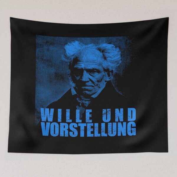 Item preview, Arthur Schopenhauer Wille und Vorstellung, Will and Representation (Blue) designed and sold by Careful Disorder.