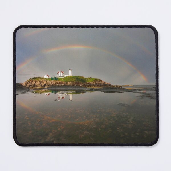 Item preview, Double Rainbow Nubble Lighthouse designed and sold by NickWalkerPhoto.