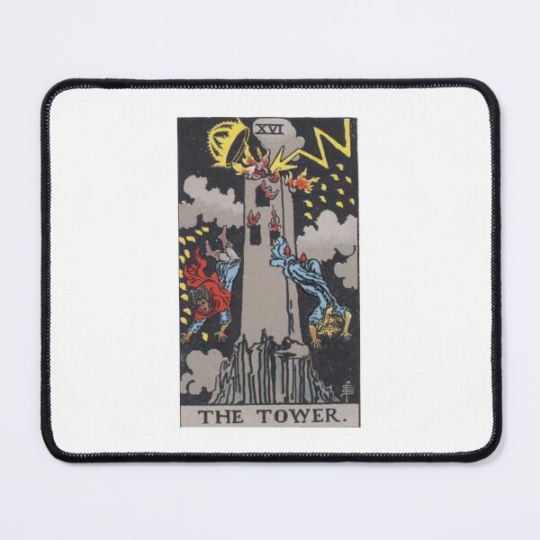 Item preview, The Tower, Raider Waite Tarot, Divination Tarot designed and sold by snowshade.